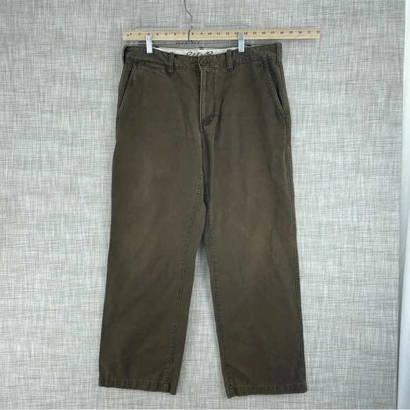 Eddie Bauer Mens Size 36x32 brown pants 1881 - Picture 1 of 11